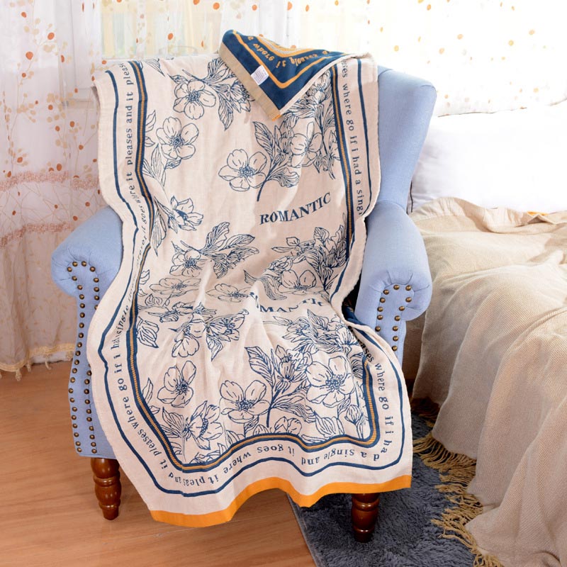 Reversibles Baumwollbadetuch in bunten Farben | AquaChic