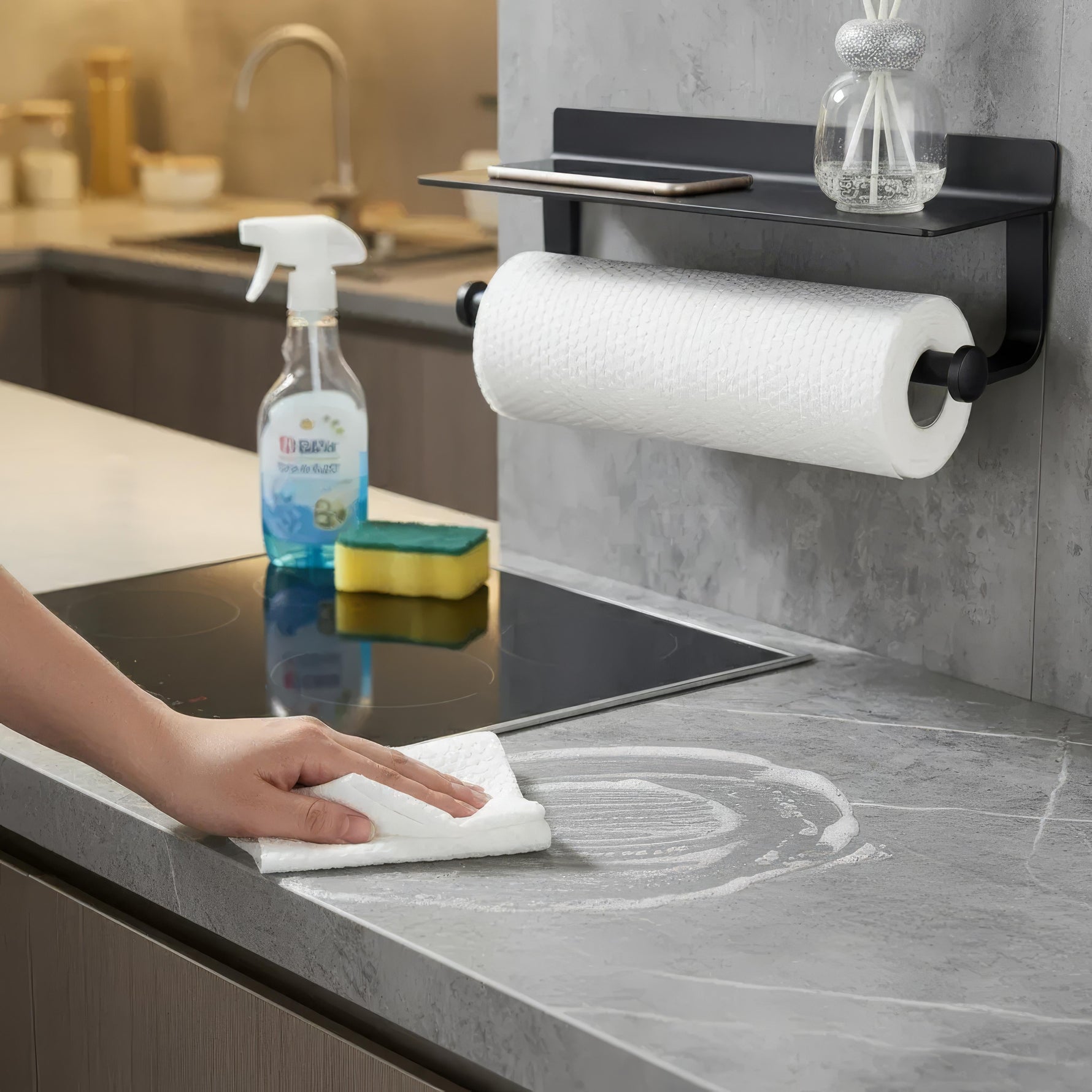 Stilvoller Handtuchhalter für Bad und Küche
