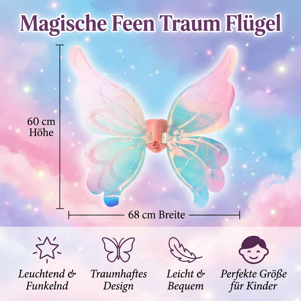 Traumhafte Feenflügel für magische Abenteuer