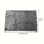 12V Heizbare Auto-Decke - Weiche Fleece-Decke mit Überhitzungsschutz für Auto und Camping