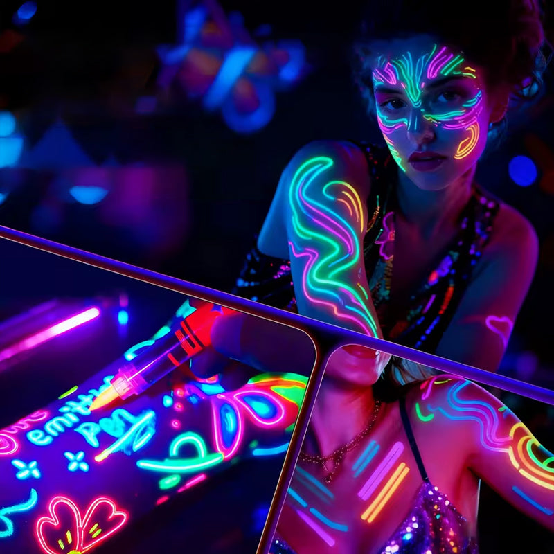 NeonGlow – Radiant Face Paint for Unforgettable Moments