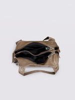 Stylische Handtasche mit mehreren Fächern und abnehmbarem Schultergurt