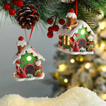 Zauberhafte LED-Gingerbread-Häuschen | Handgefertigte Weihnachtsdekoration