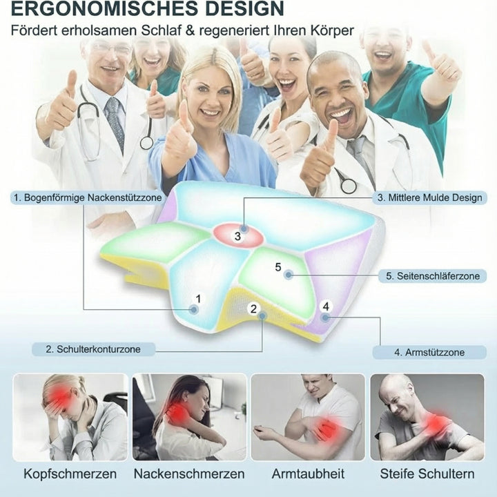 Komfortables Nackenstützkissen für erholsamen Schlaf