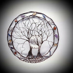 Lebensbaum Wandkunst aus Metall – Mystisches Design