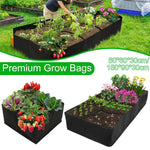 UrbanGarden Grow Bag | 8 Compartments | Durable Felt | 180x90x30 cm