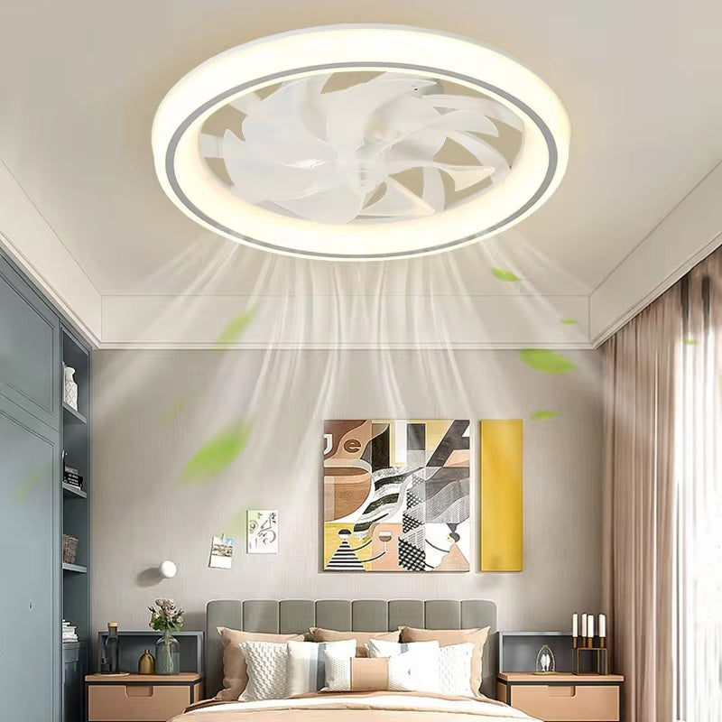 Intelligenter Deckenventilator mit LED-Beleuchtung für das Schlafzimmer