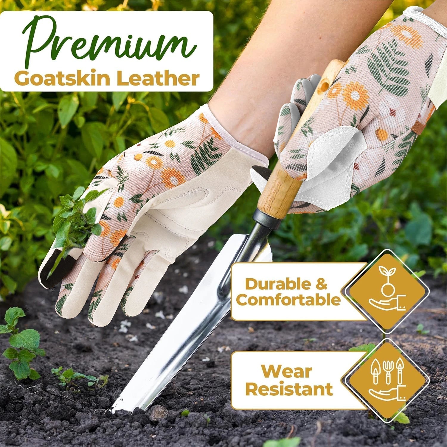 Premium Gardening Gloves for Optimal Protection | Breathable & Durable Length