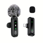 Drahtloses Clip-Mikrofon mit USB-C – Mikrofon für Smartphone und Tablet