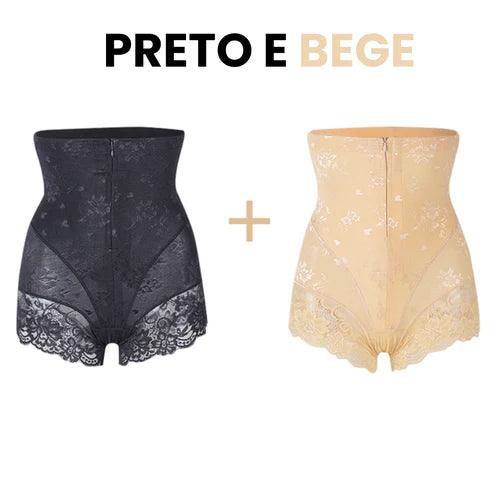 Stylish slim-fit shorts with body-shaping effect