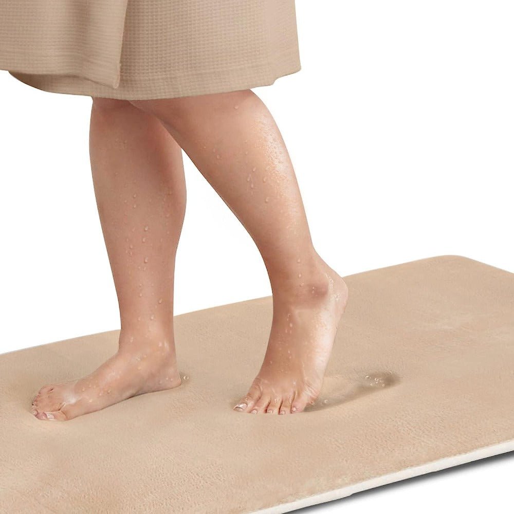 Luxuriöse Memory Foam Badmatte – Weich, Saugfähig & Rutschfest