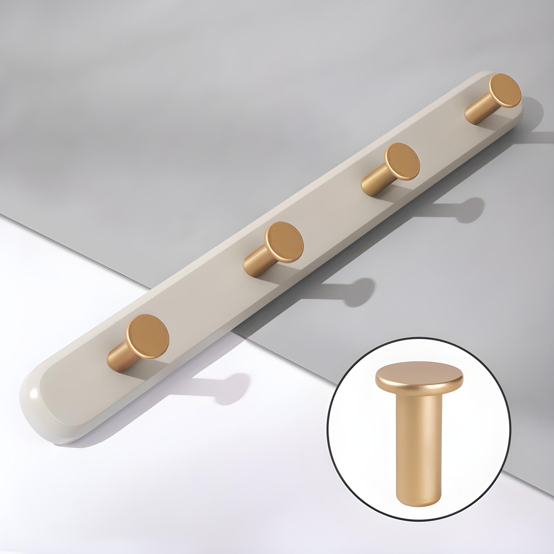 Stilvolles Wandregal mit Haken für Ihre moderne Einrichtung