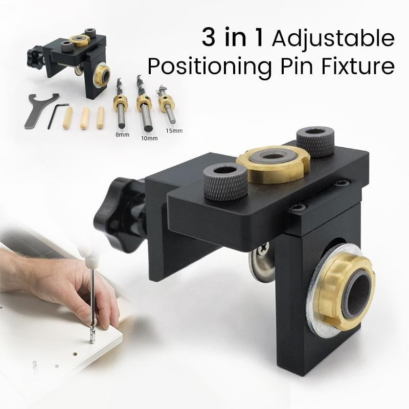 Precision Drill - 3-in-1 Wood Joinery Tool for Professionals