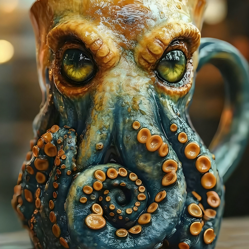 Kreative 3D-Tasse im Motorblock-Design – Einzigartige Kaffeetasse