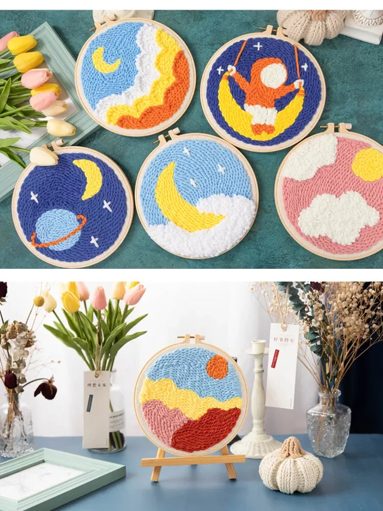 Tierische Fadenkunst: Kreatives DIY-Set mit Zubehör