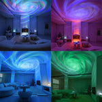 LuminaSky Star Projector | LED Night Light with Aurora Effect | USB-Powered & Remote Control | Ideal for Living Rooms & Kids' Rooms