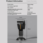 Tragbarer Luftreiniger Ventilator mit Ionentechnologie und USB-Ladeanschluss