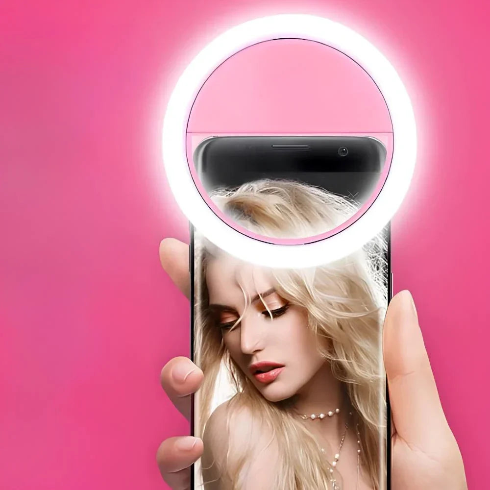 Praktisches Clip-On Licht für klare Aufnahmen