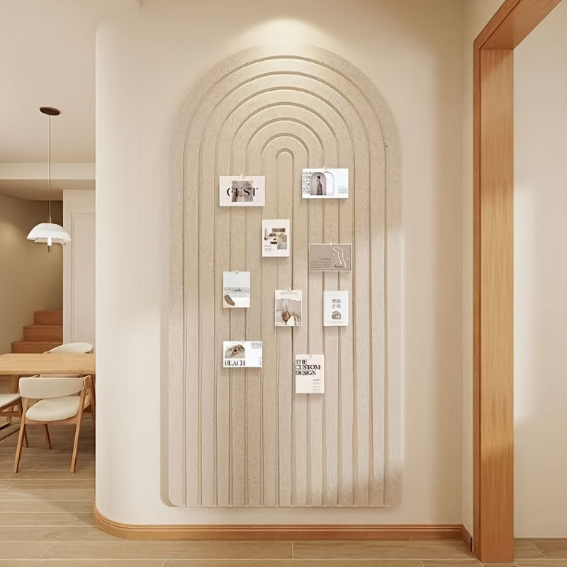 Modern Felt Pin Board in Arch Style – Large, Self-Adhesive, and Elegant