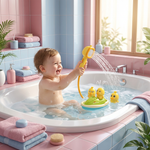 Duschkopf-Badespielzeug in Form einer Ente
