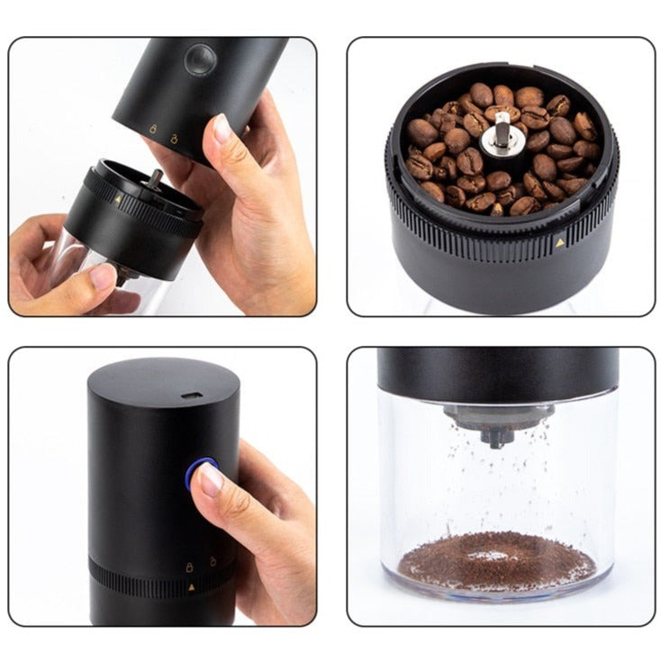 Kompakter Elektrischer Kaffeemühlen – Frisch gemahlener Kaffee jederzeit