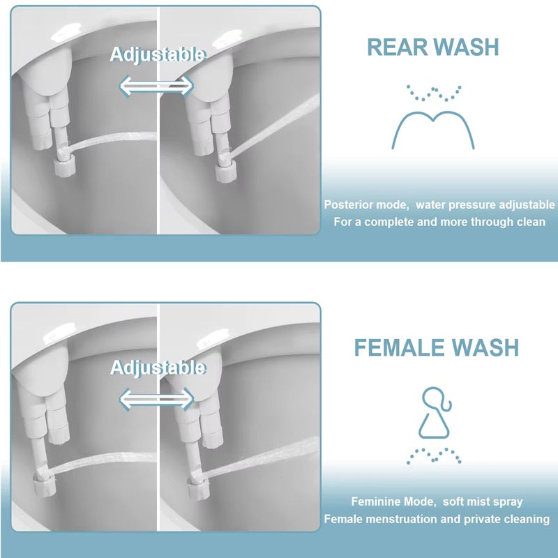 Ultraschlanke Bidet-Aufsatz für die Toilette