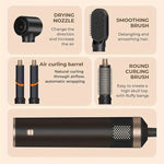 Hair Dryer and Styler 5-in-1 | FlexiDry Pro