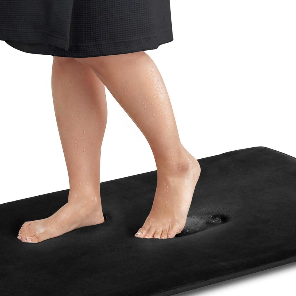 Luxuriöse Memory Foam Badmatte – Weich, Saugfähig & Rutschfest