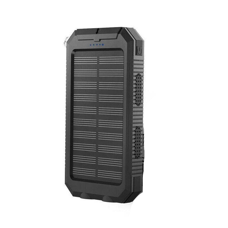 Tragbare Solar-Powerbank mit Dual-USB-Ausgängen