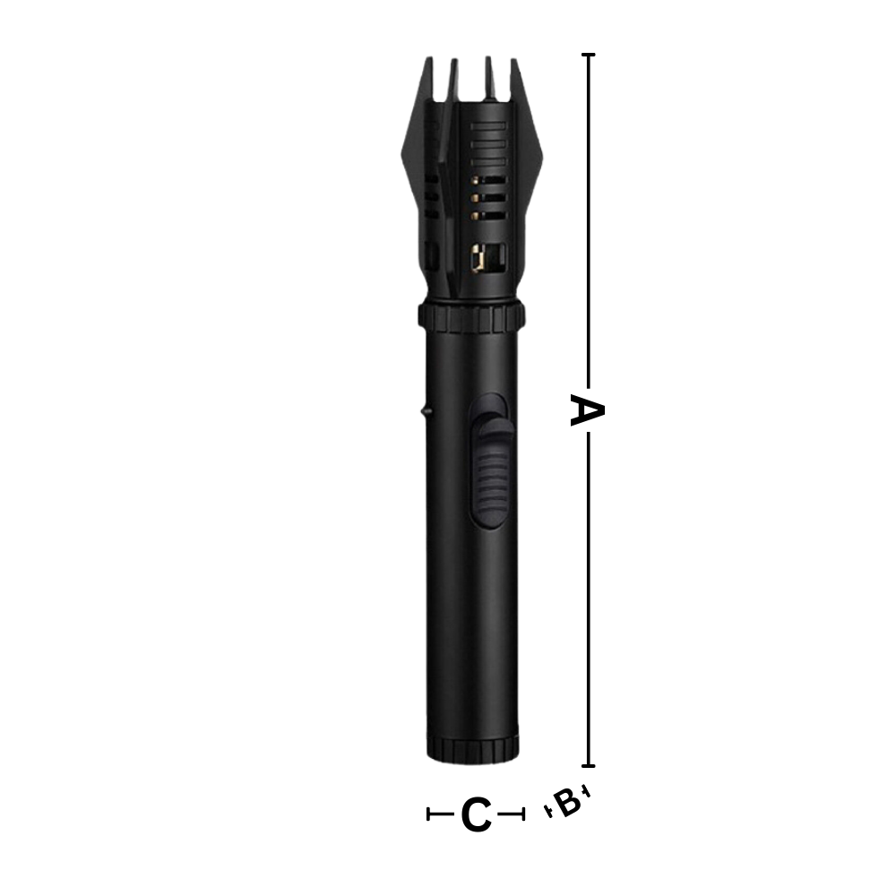 Windproof Lighter with Adjustable Flame Control
