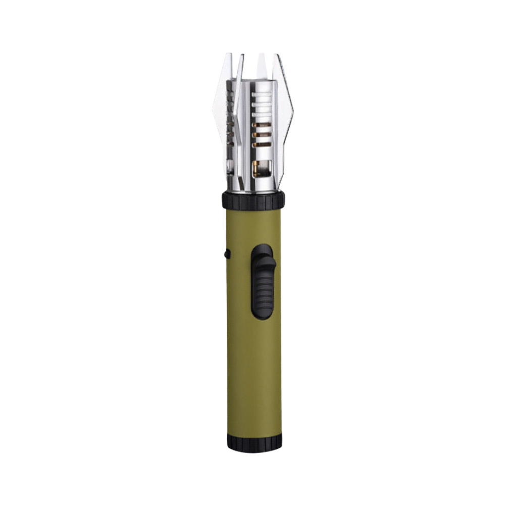 Windproof Lighter with Adjustable Flame Control