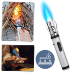 Windproof Lighter with Adjustable Flame Control