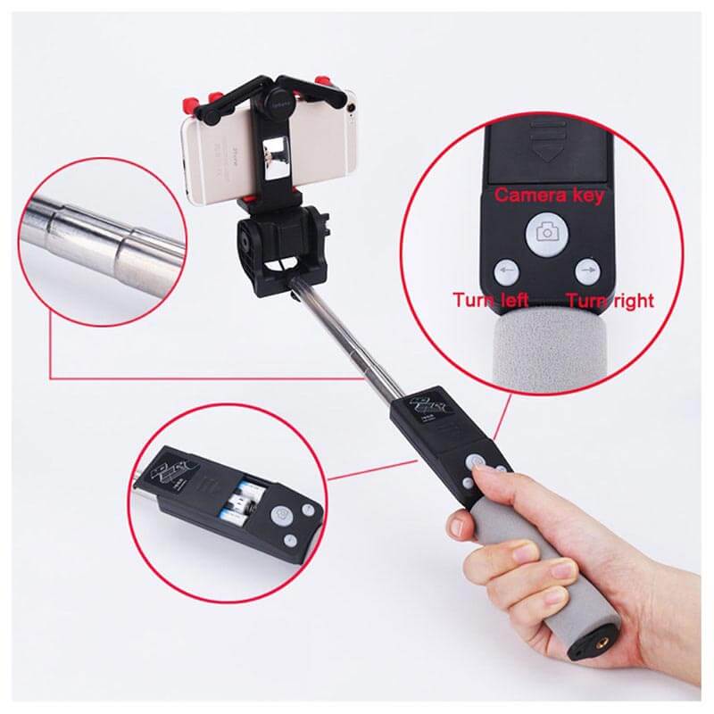 Selfie-Stick "Image Arc" mit 360° Drehung und Bluetooth-Fernbedienung