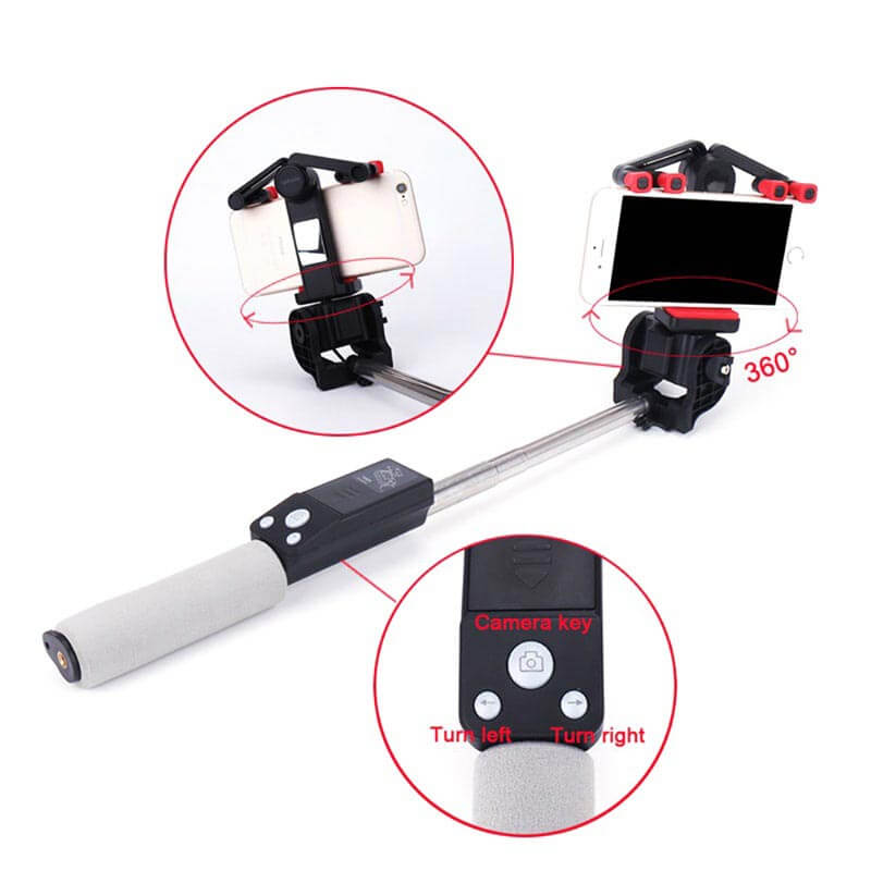 Selfie-Stick "Image Arc" mit 360° Drehung und Bluetooth-Fernbedienung