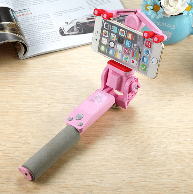 Selfie-Stick "Image Arc" mit 360° Drehung und Bluetooth-Fernbedienung