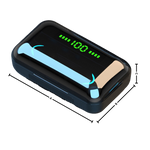 Wireless headphones with convenient charging case