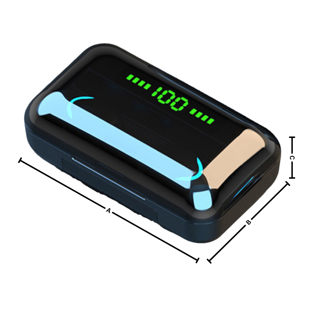 Wireless headphones with convenient charging case