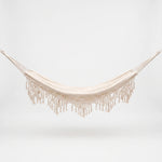 Tasseled Hammock Chair or Bed for Outdoor Use - Unisex Design