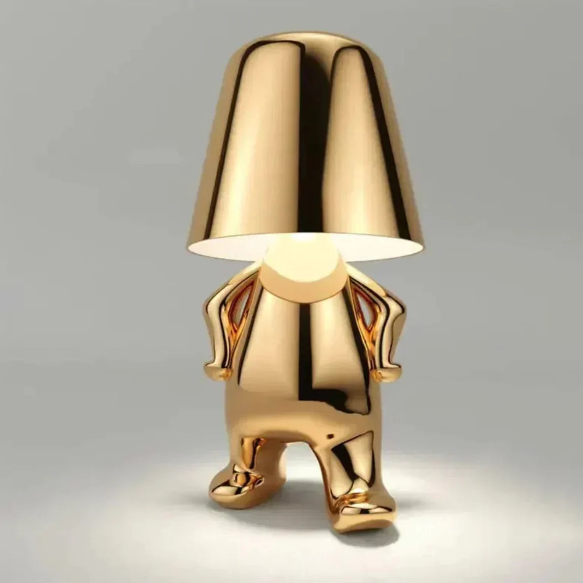 Creative Table Lamp - Cordless Sculpture Light with Dimmer