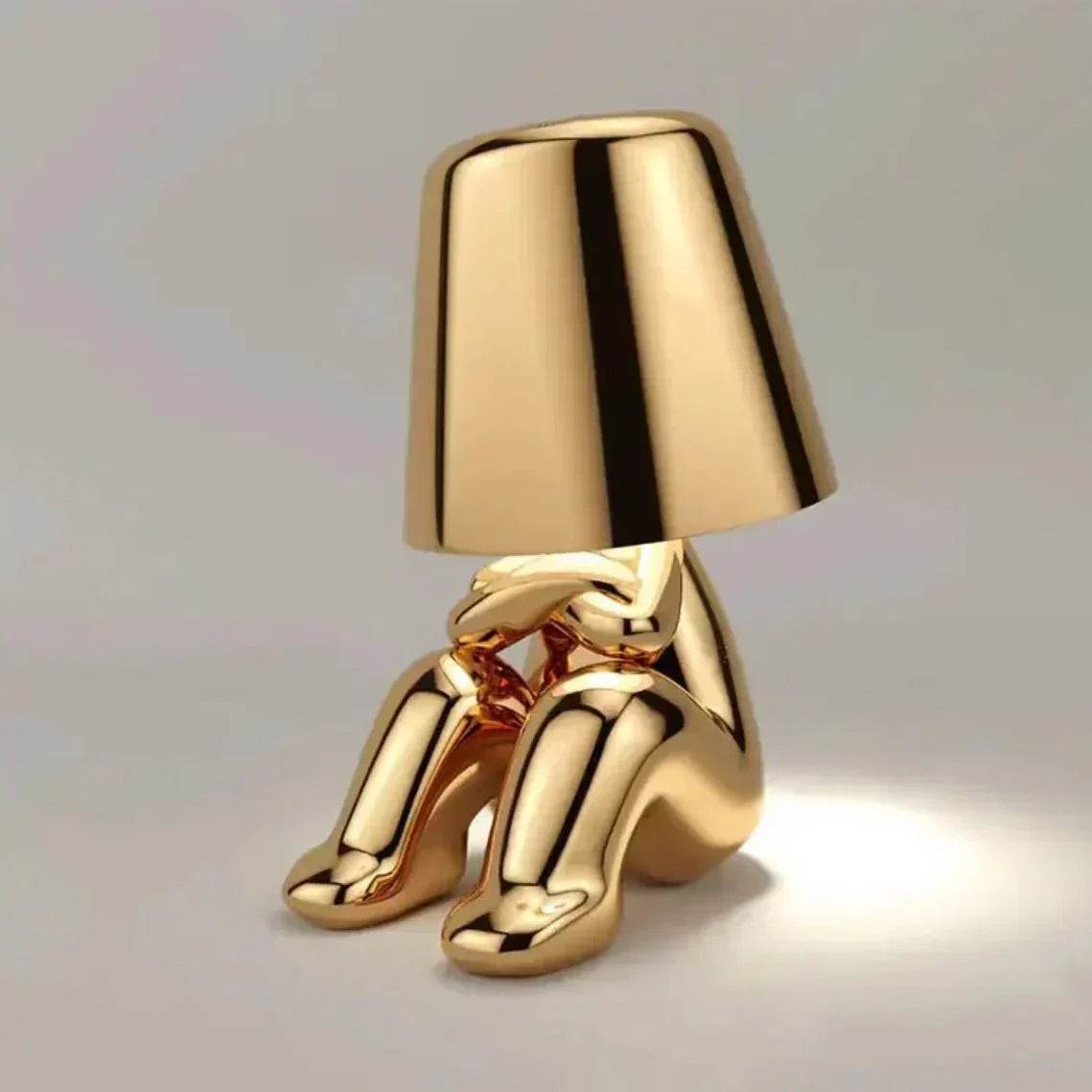 Creative Table Lamp - Cordless Sculpture Light with Dimmer