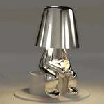 Creative Table Lamp - Cordless Sculpture Light with Dimmer