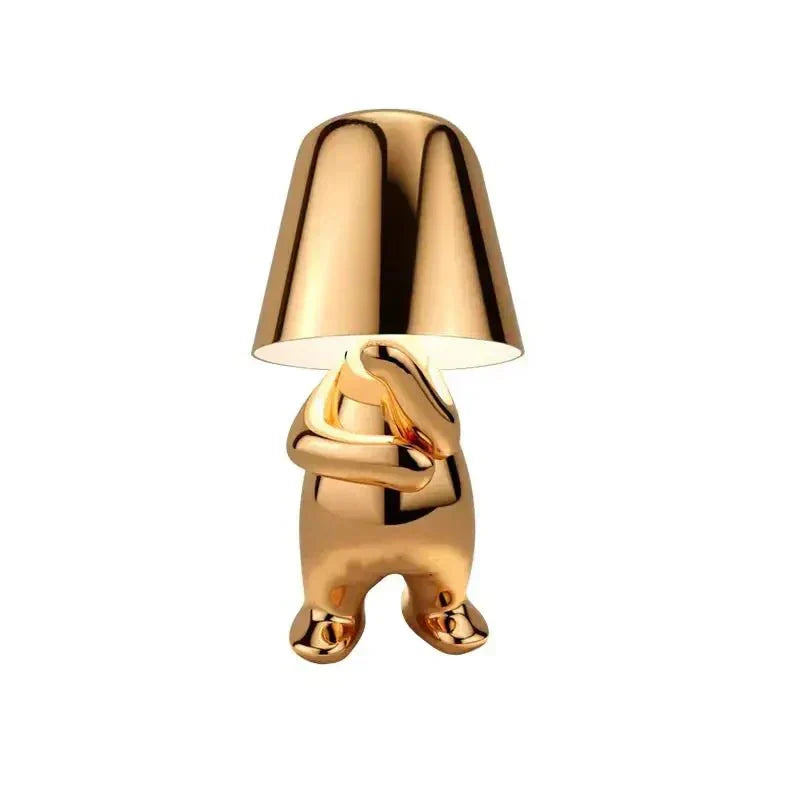 Creative Table Lamp - Cordless Sculpture Light with Dimmer