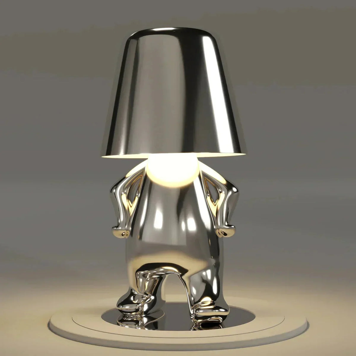 Creative Table Lamp - Cordless Sculpture Light with Dimmer