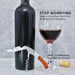 Flaschenöffner und Folienabschneider Geschenk für Weinliebhaber