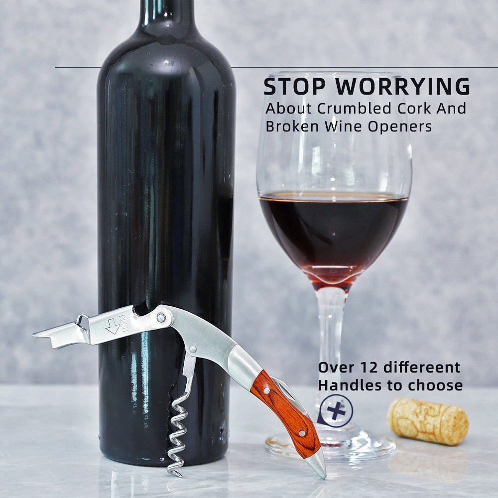 Flaschenöffner und Folienabschneider Geschenk für Weinliebhaber