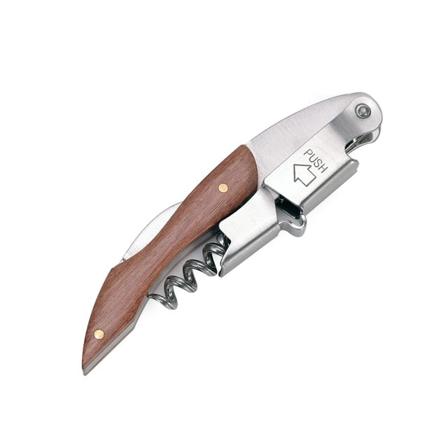 Flaschenöffner und Folienabschneider Geschenk für Weinliebhaber