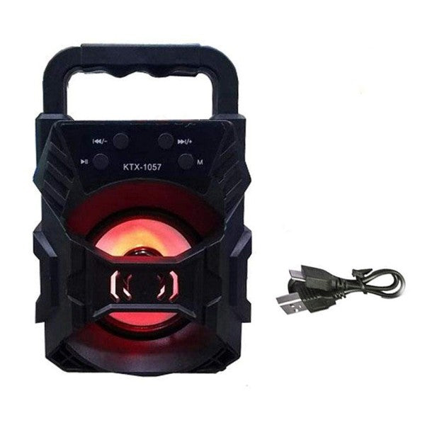 Kabelloser Lautsprecher mit Bluetooth, FM, USB und Lichtshow