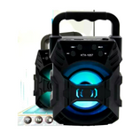 Kabelloser Lautsprecher mit Bluetooth, FM, USB und Lichtshow