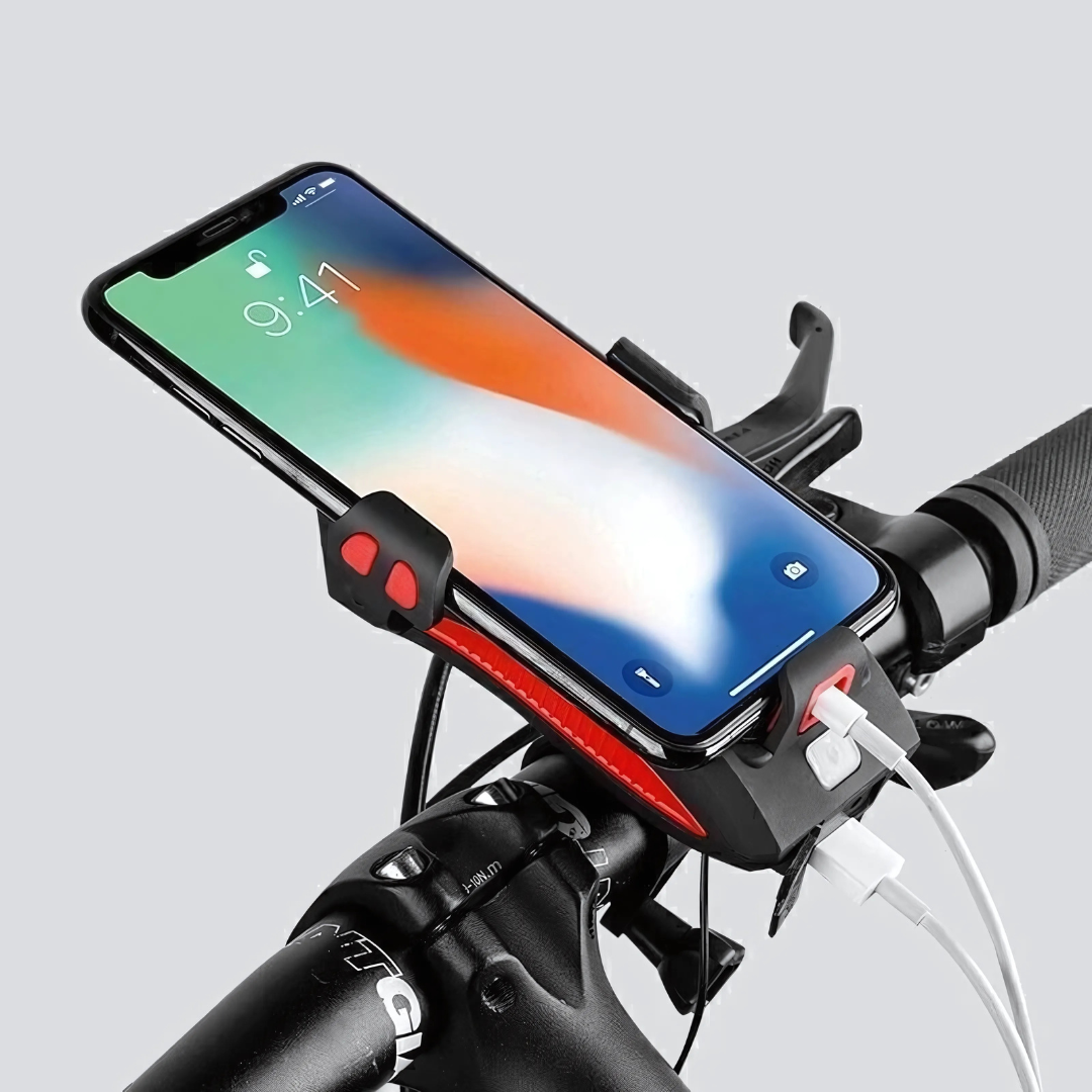Multifunktionales Fahrradlicht mit Powerbank und 1500 Lumen