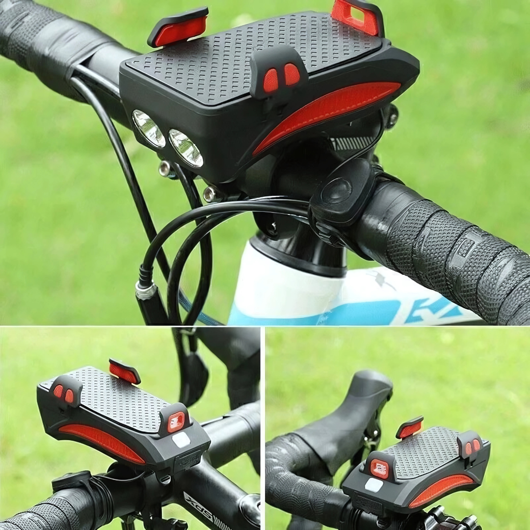 Multifunktionales Fahrradlicht mit Powerbank und 1500 Lumen